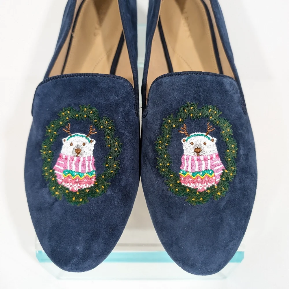 Talbots Ryan Loafer NEW sz 10 Women Slip on Flat Bear Christmas Holiday outfit - Picture 4 of 11